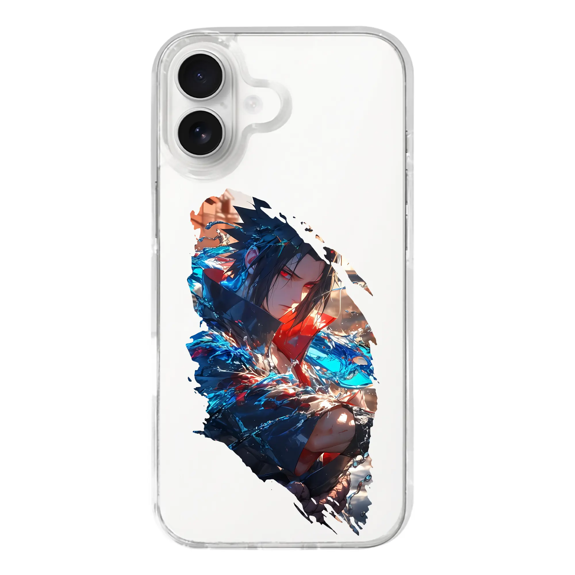 ナルト グッズ うちは サスケ - iPhone 17シリーズ 透明スマホケース – 薄型・耐衝撃・精密フィット保護カバー